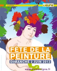 La Fête de la peinture, évènement artistique labellisé par le Festival Normandie Impressionniste. Le dimanche 2 juin 2013. Eure.  09H00